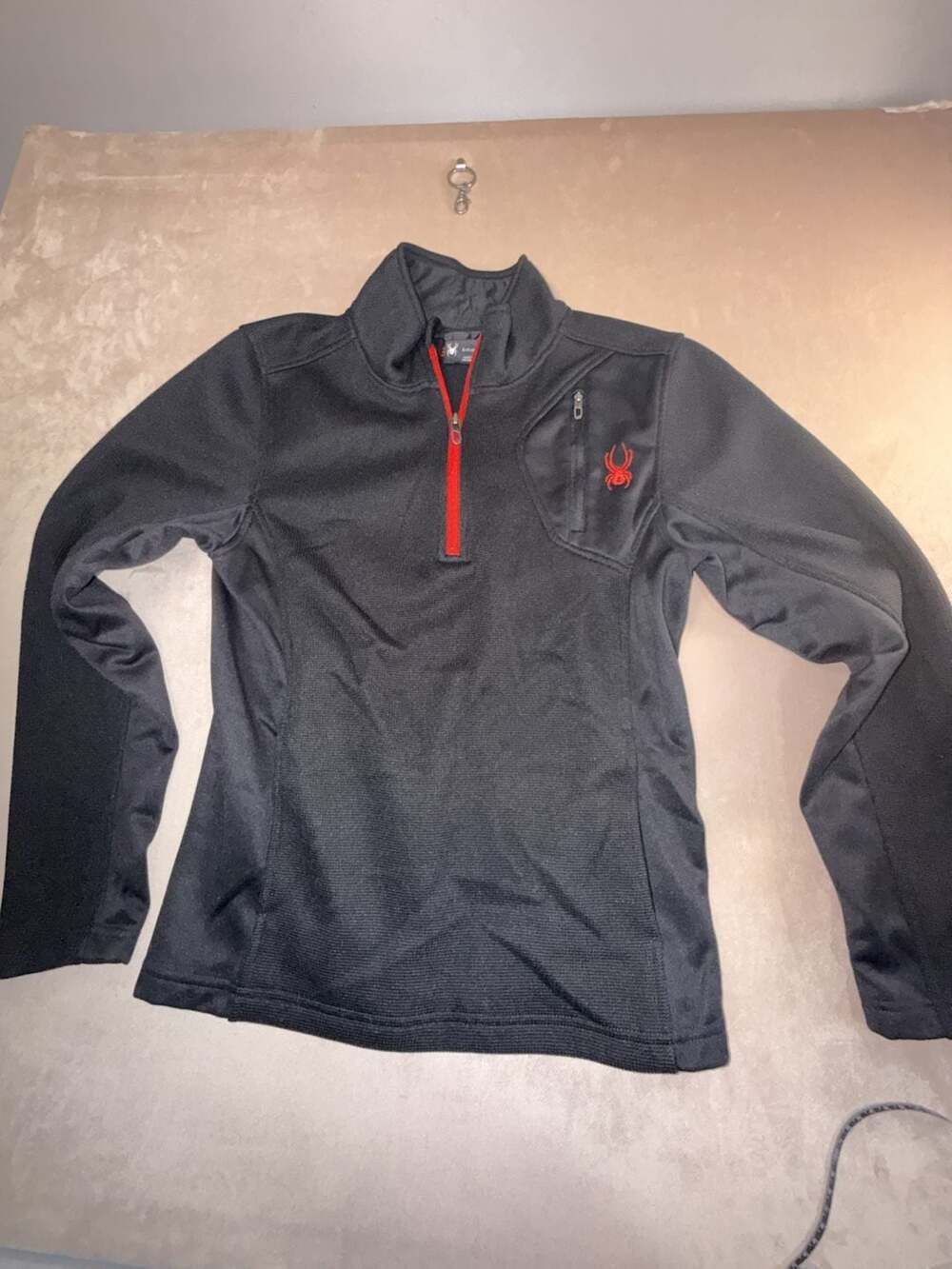 Spyder 1/4 Zip Pullover Fleece Size S (box B3-8)